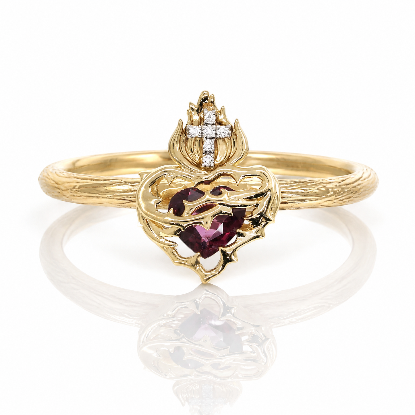 18K 藍寶石鑽石戒指 18K Sapphire Diamond Ring