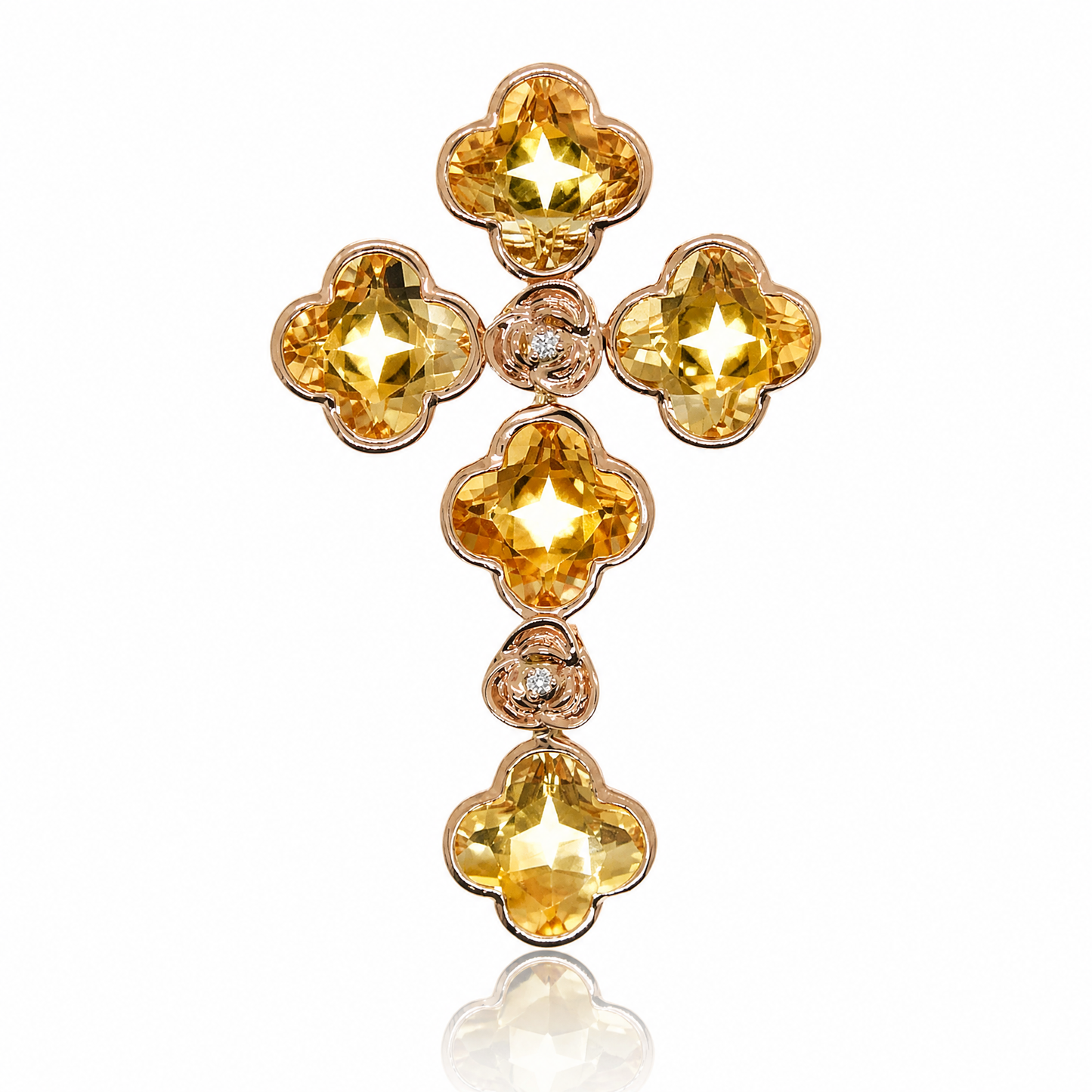 18K 黃水晶吊墜 18K Citrine Pendant