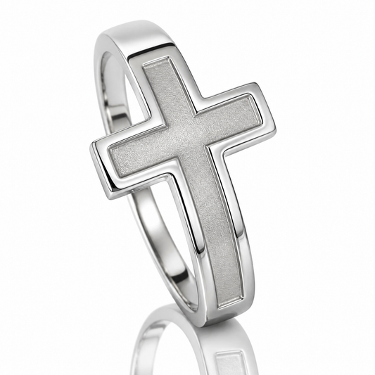 18K 十字架戒指 18K Cross Ring