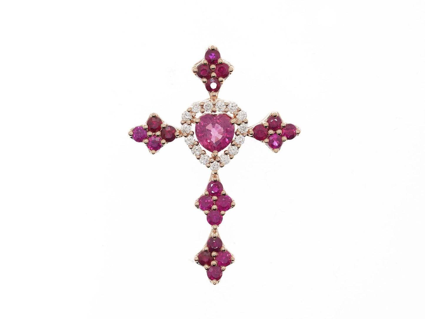 Sapphire Heart Pendant