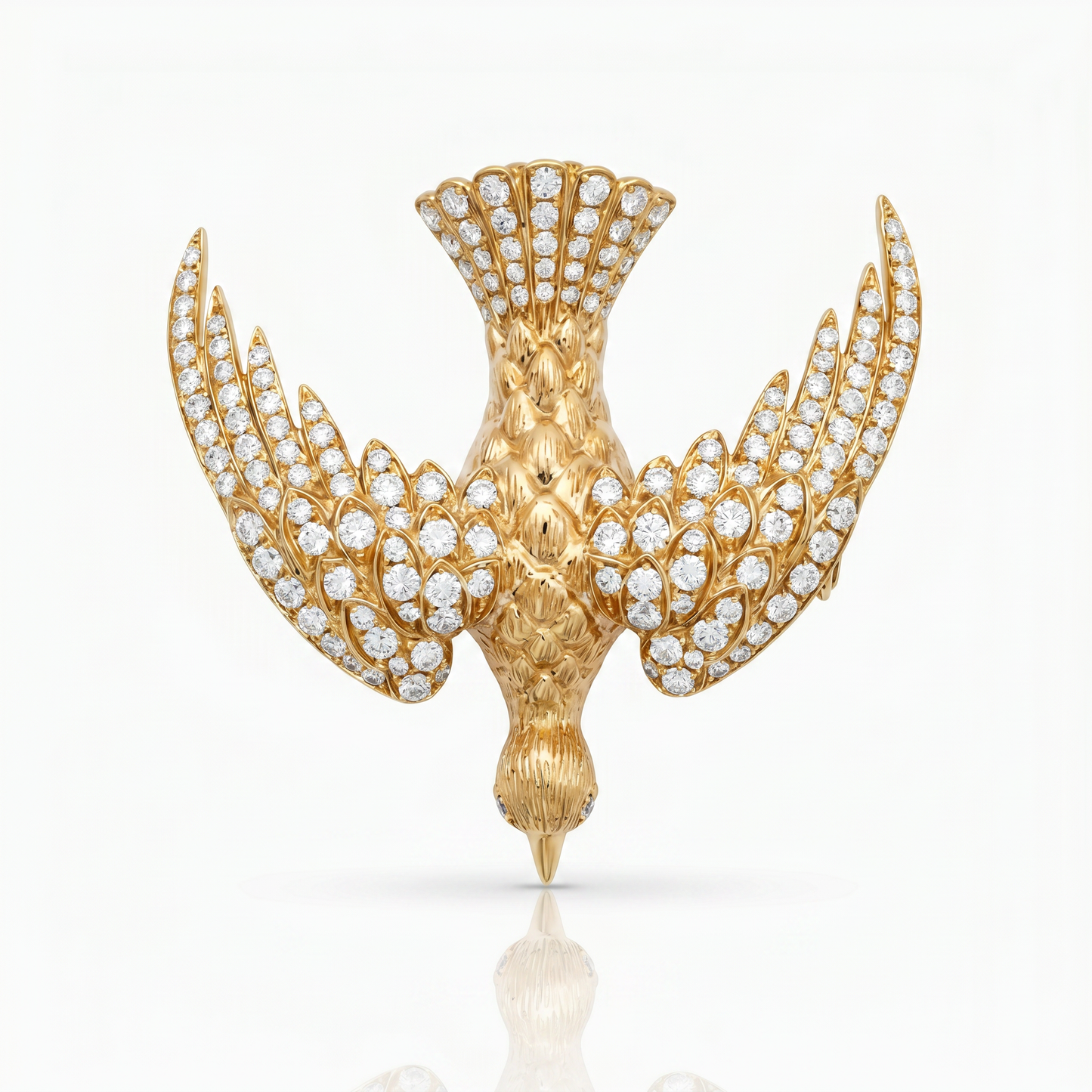18K金鑽石吊墜/胸針 18K Diamond Pendant/Brooch