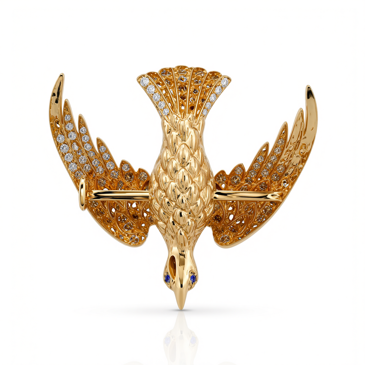 18K金鑽石吊墜/胸針 18K Diamond Pendant/Brooch