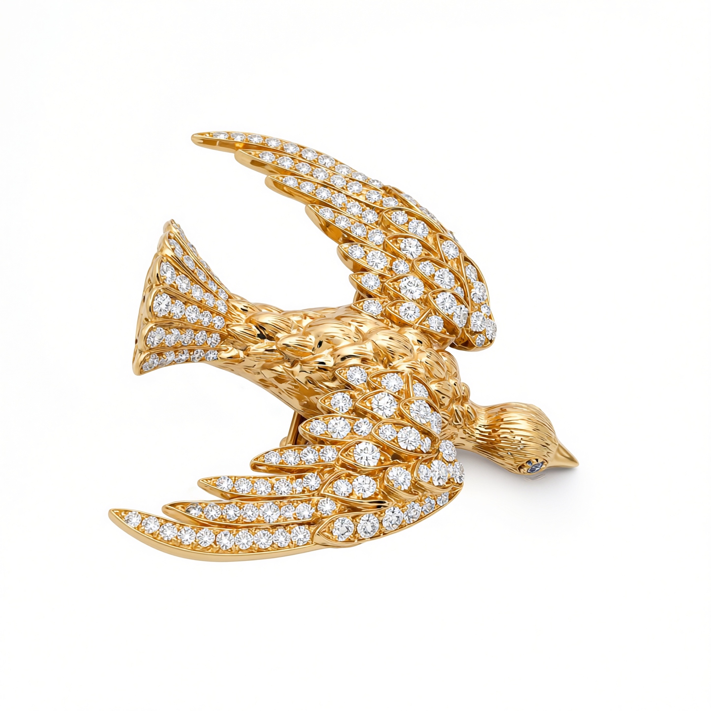 18K金鑽石吊墜/胸針 18K Diamond Pendant/Brooch