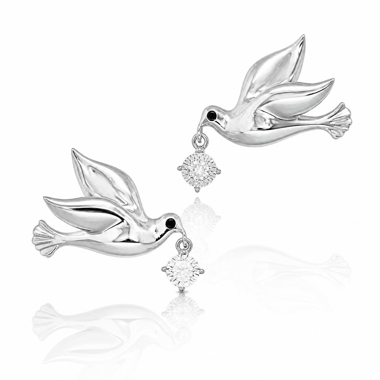 18K 鑽石耳環 18K Diamond Earring