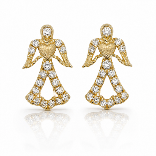 18K 鑽石耳環 18K Diamond Earring