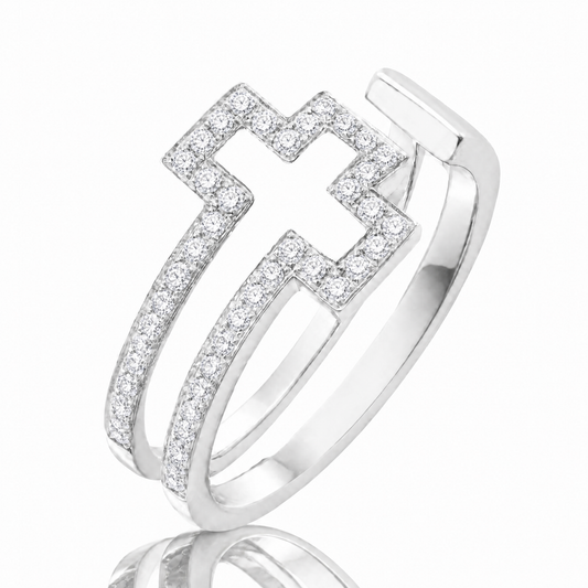 18K 鑽石套裝戒指 18K Diamond Set Ring