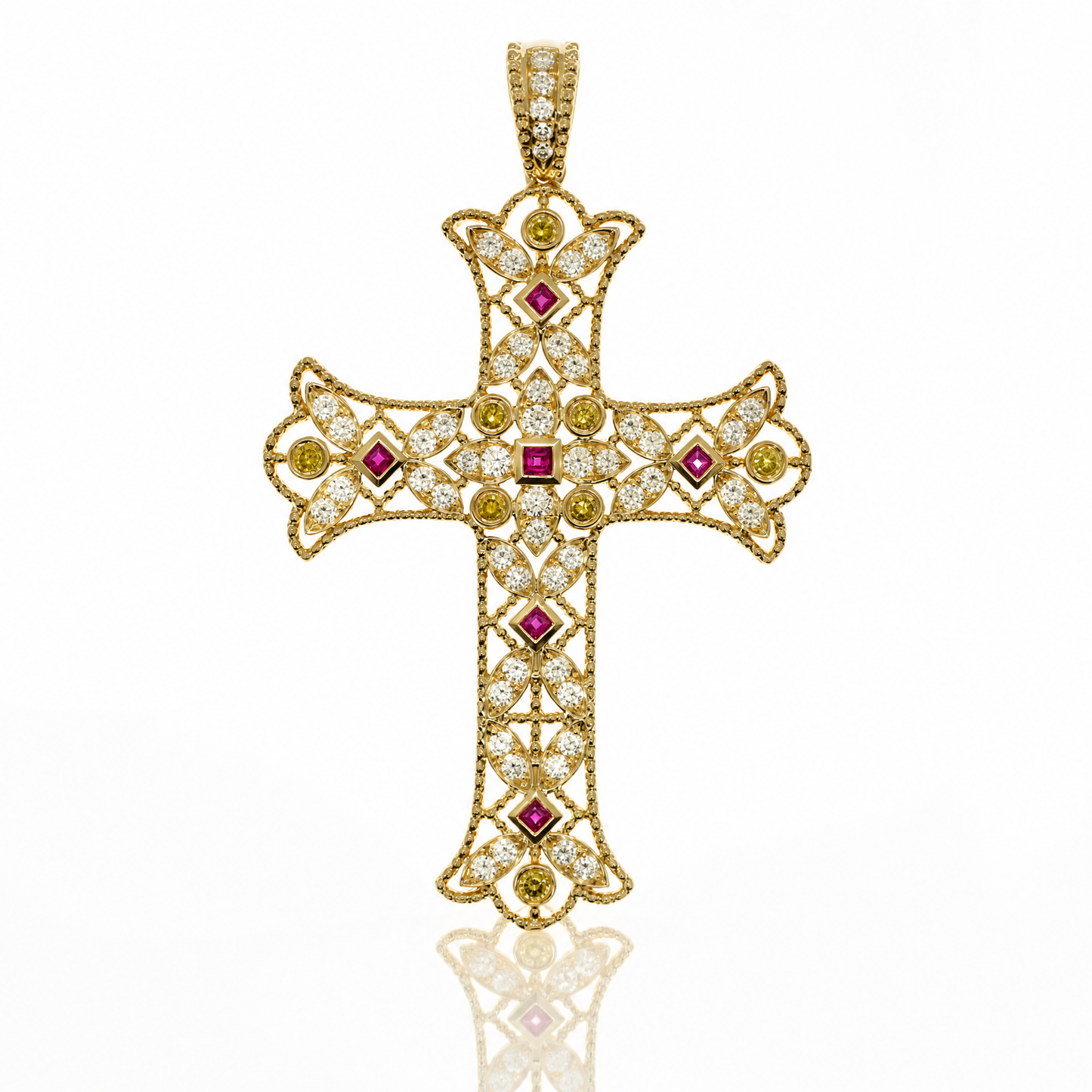 18k 藍寶石鑽石吊墜 18K Sapphire and Diamond Pendant