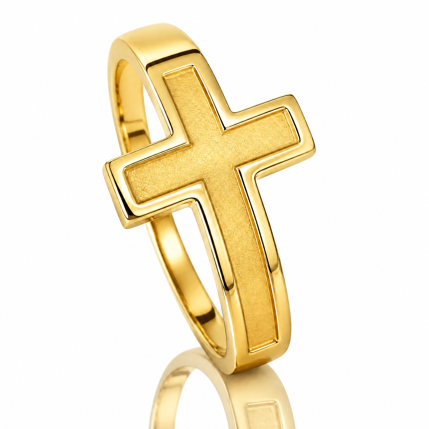 18K 十字架戒指 18K Cross Ring