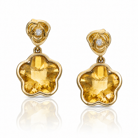 01803 Citrine Earring