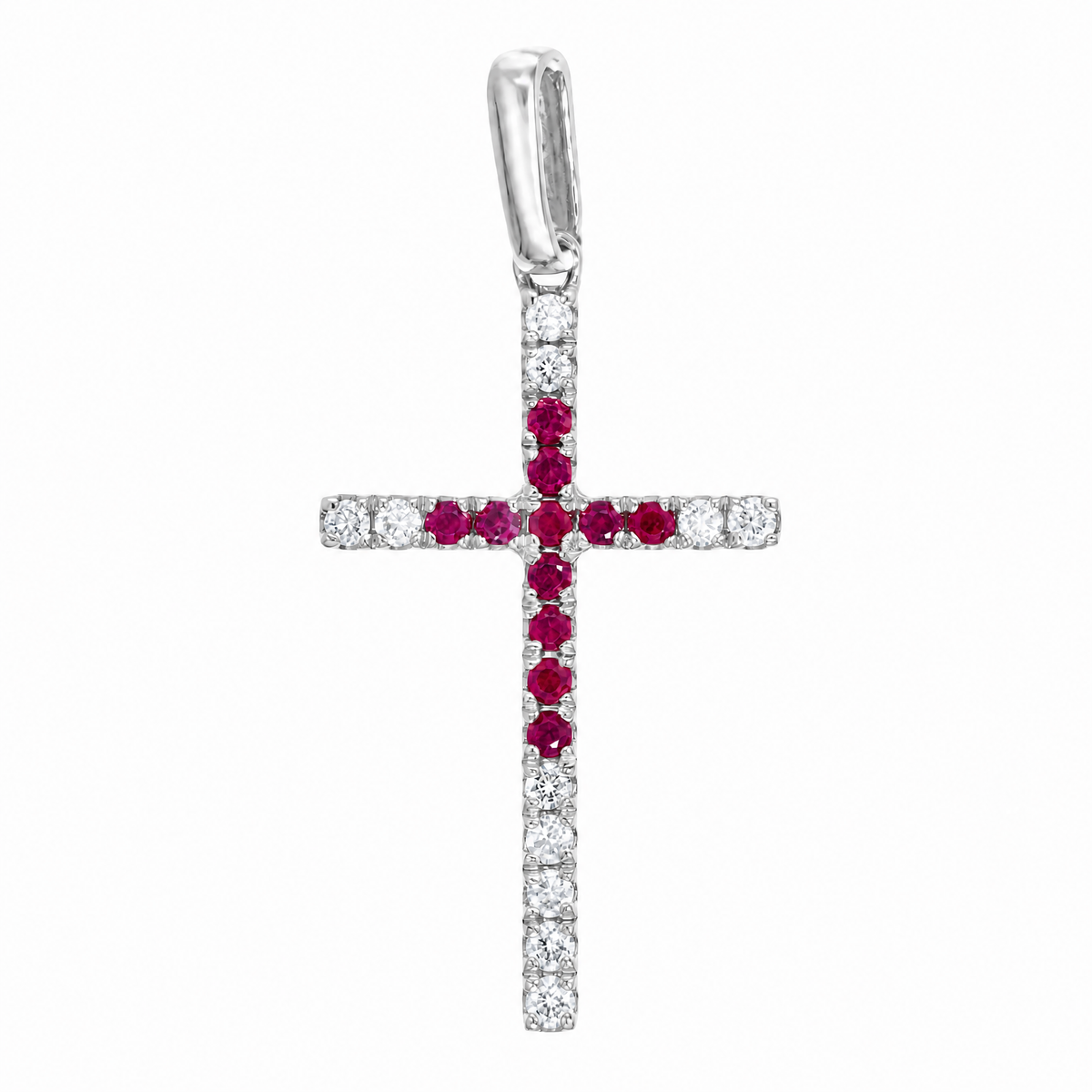 14K 紅寶石鑽石吊墜 14K Ruby Diamond Pendant
